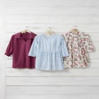 Three-Quarter Sleeve Full Placket Blouse image number null