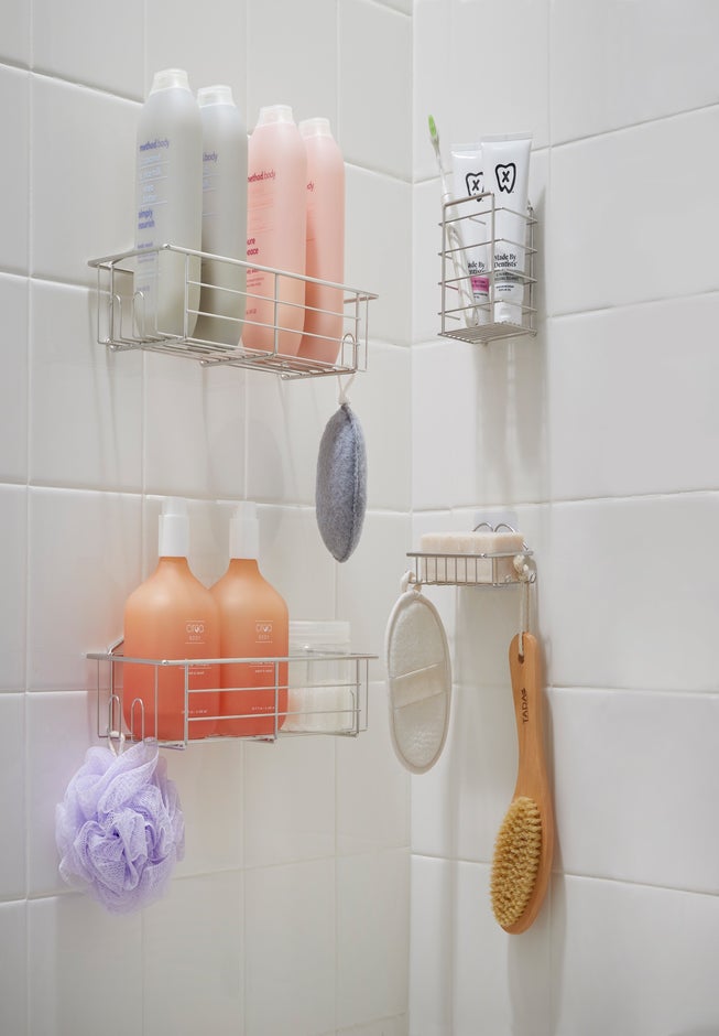 Scroll 4-PC Bathroom Organizer image number 0