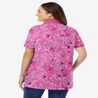 Perfect Printed Short-Sleeve Polo Shirt image number null