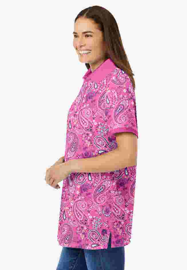 Perfect Printed Short-Sleeve Polo Shirt image number 2