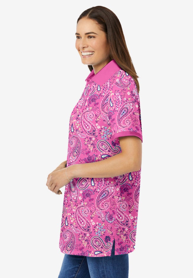 Perfect Printed Short-Sleeve Polo Shirt image number 2