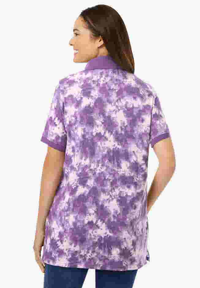 Perfect Printed Short-Sleeve Polo Shirt image number 1