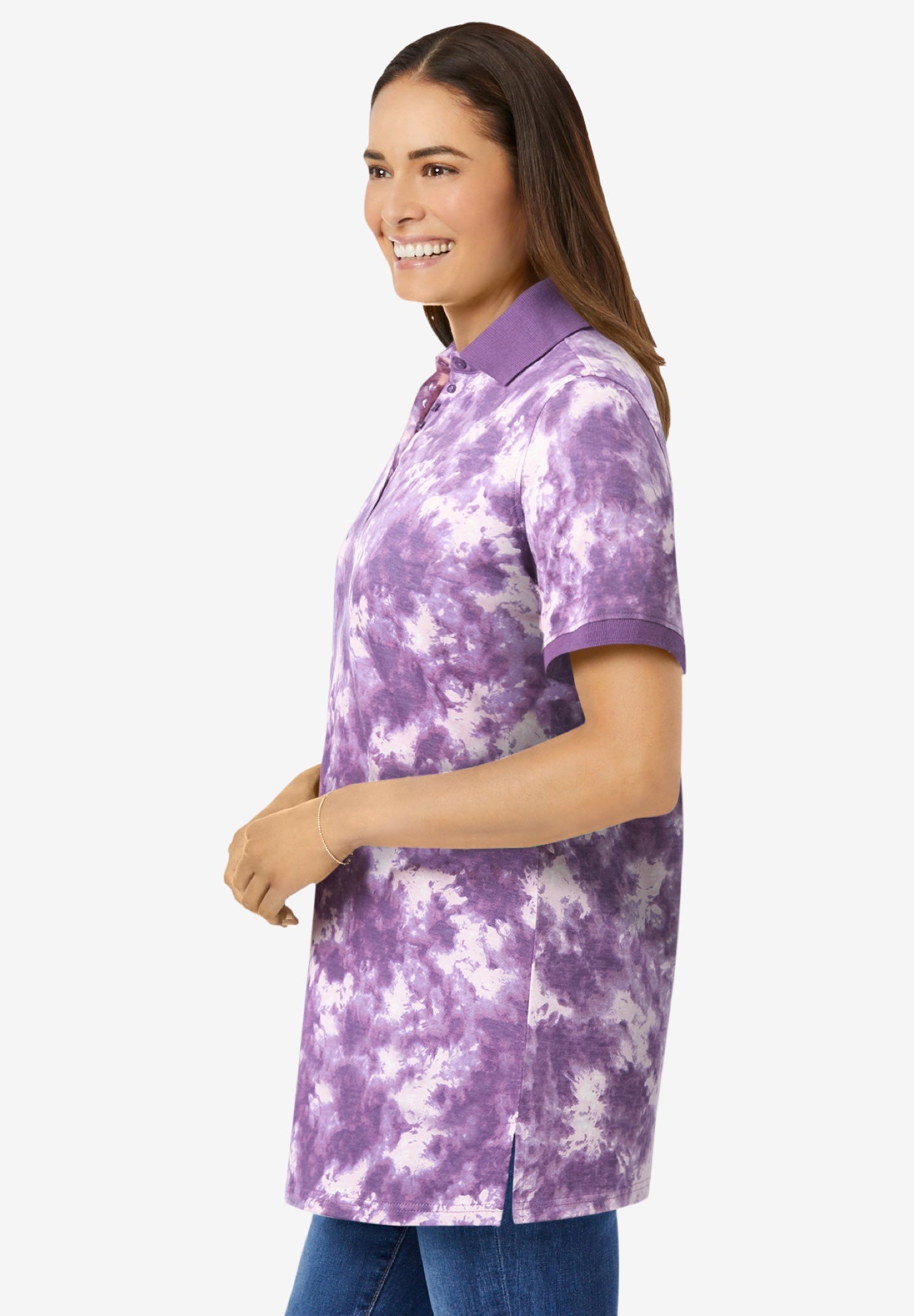 Perfect Printed Short-Sleeve Polo Shirt image number 2