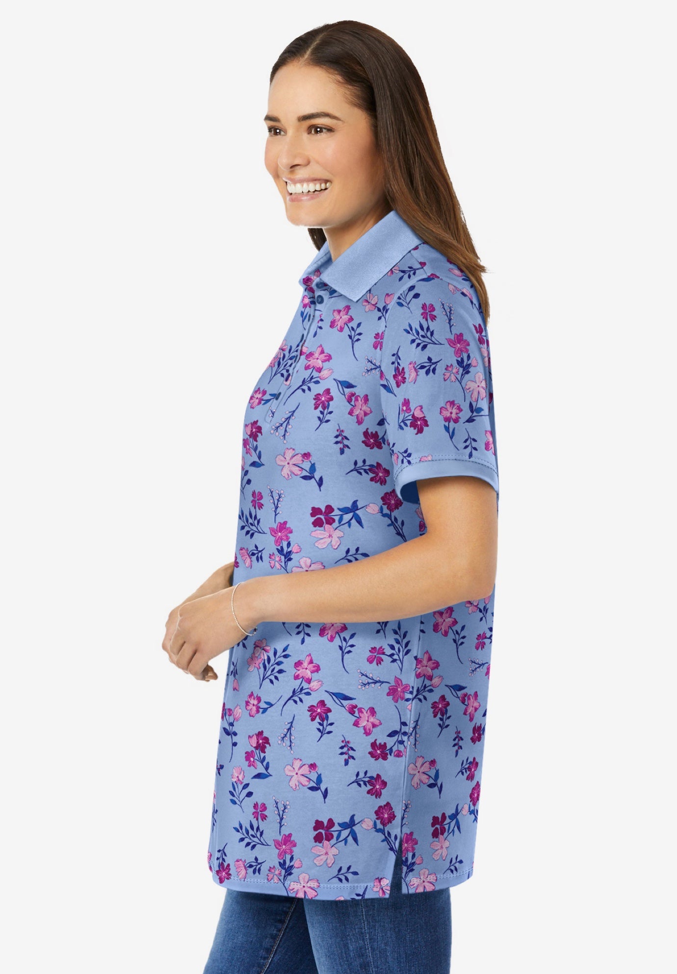 Perfect Printed Short-Sleeve Polo Shirt image number 2