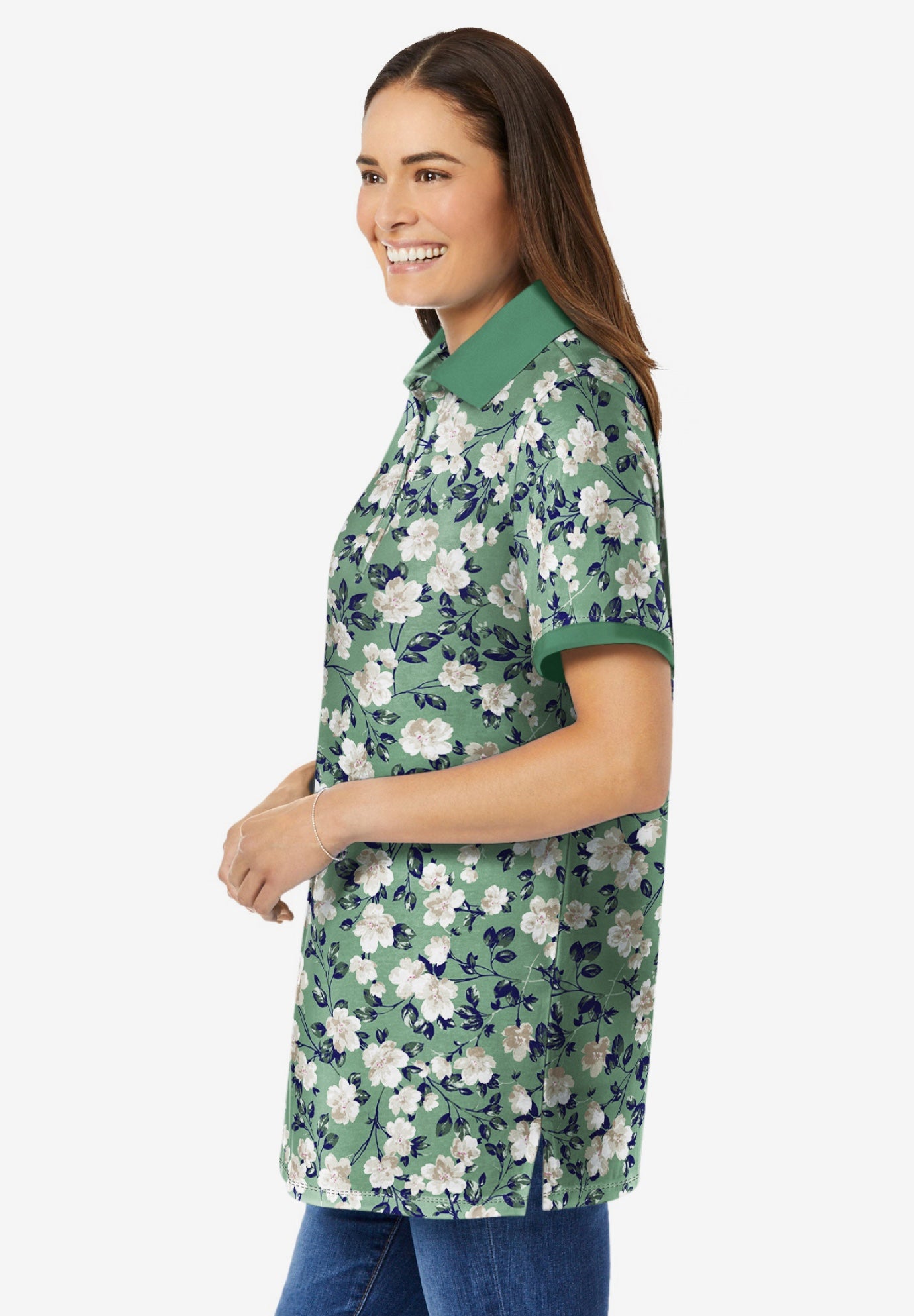 Perfect Printed Short-Sleeve Polo Shirt image number 2