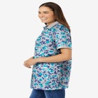 Perfect Printed Short-Sleeve Polo Shirt image number null