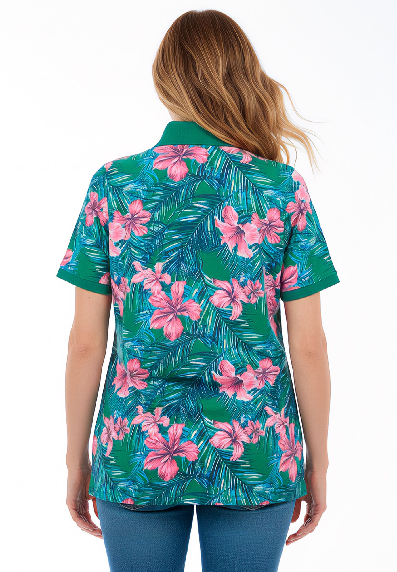 Perfect Printed Short-Sleeve Polo Shirt image number 1