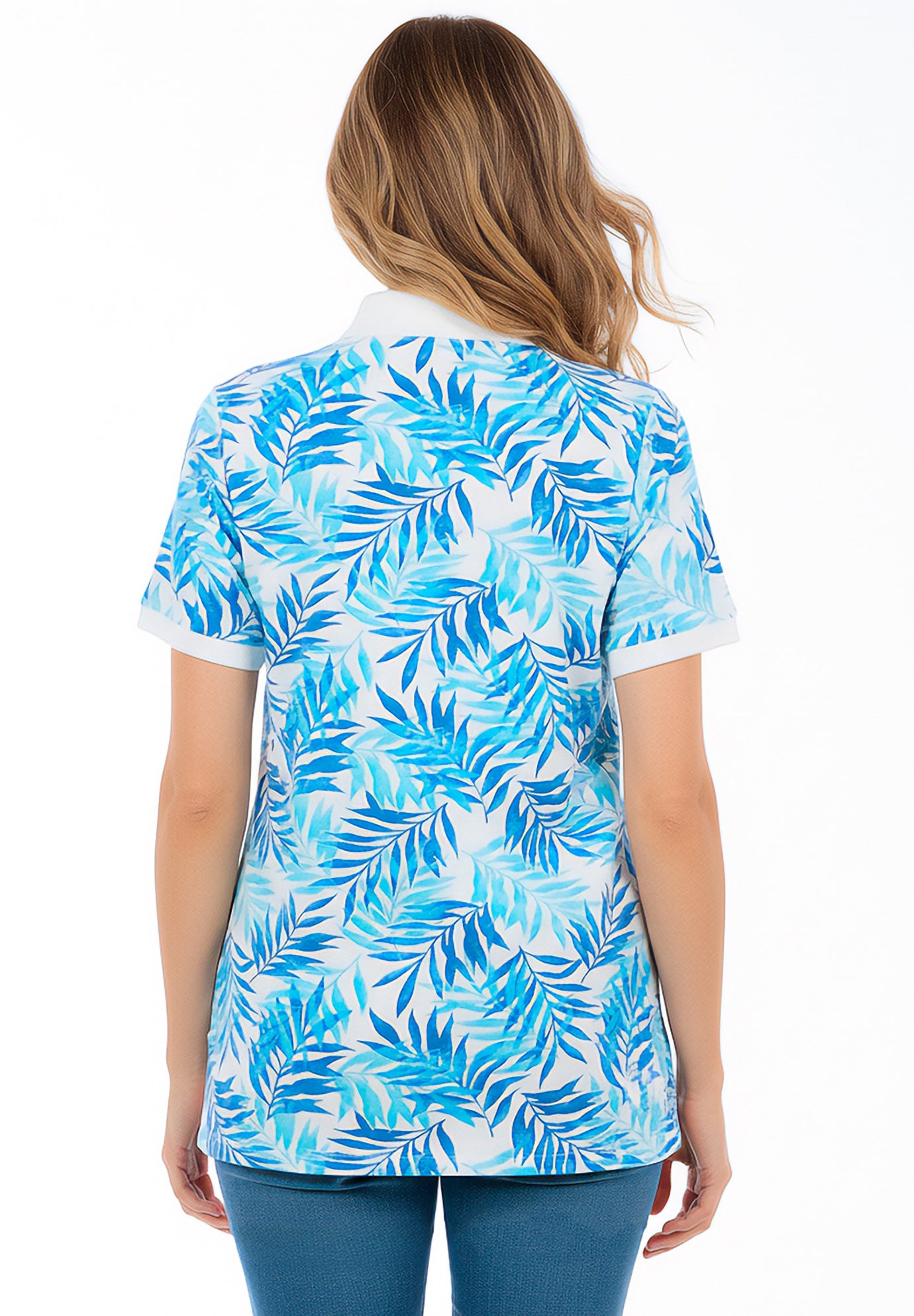 Perfect Printed Short-Sleeve Polo Shirt image number 1