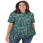 Perfect Printed Short-Sleeve Polo Shirt image number null