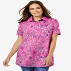 Perfect Printed Short-Sleeve Polo Shirt image number null