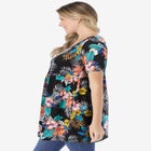 Short-Sleeve Empire Waist Tunic image number null