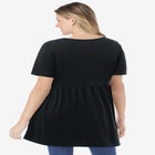 Short-Sleeve Empire Waist Tunic image number null
