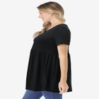 Short-Sleeve Empire Waist Tunic image number null