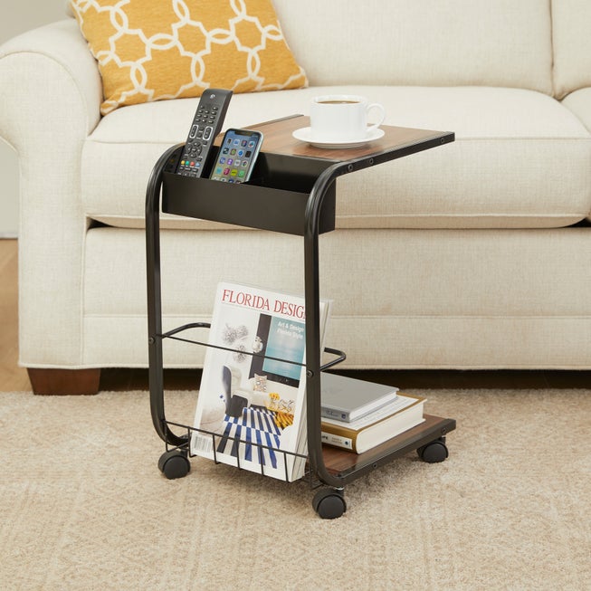 Rolling Side Table image number 0