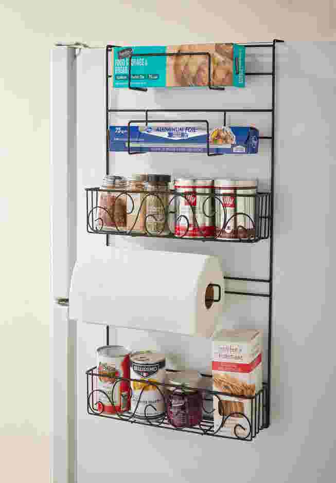 Scroll Refrigerator Side Storage Rack image number 0