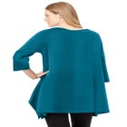 French Terry Handkerchief Hem Tunic image number null