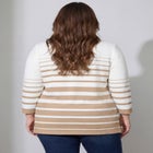 Stretch Cotton Lace-Up Boatneck Tunic image number null