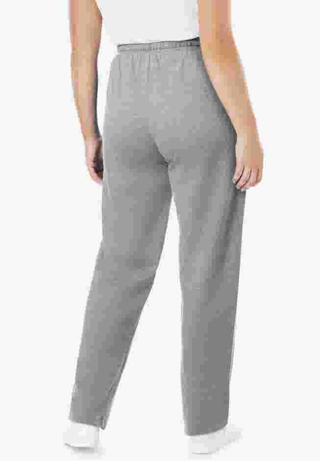 Side Stripe Cotton French Terry Straight-Leg Pant image number 1