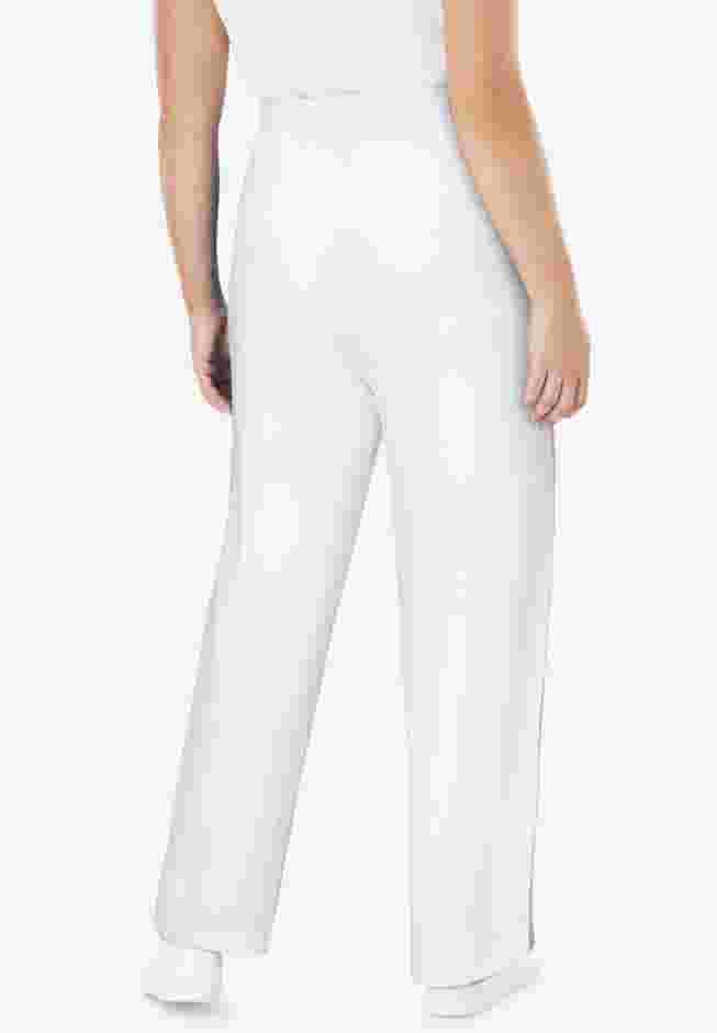 Side Stripe Cotton French Terry Straight-Leg Pant image number 1