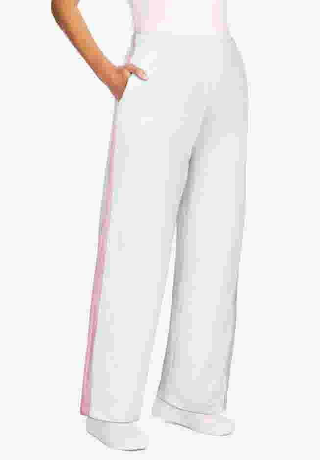 Side Stripe Cotton French Terry Straight-Leg Pant image number 0