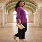 Ruffle Layered Sleeve Top image number null