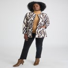 Collarless Quilted Jacket image number null