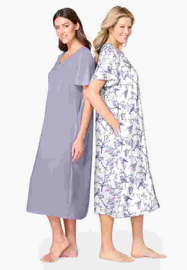 Only Necessities® 2-Pack Bib Gown image number 2