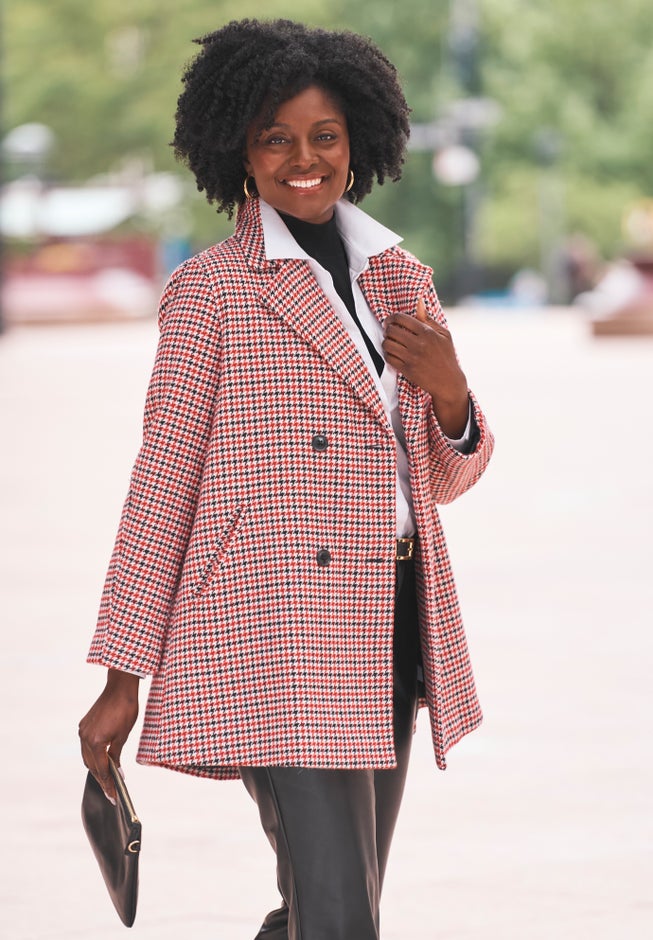 A-Line Wool Peacoat image number 2