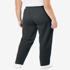 Side-Stripe Cotton French Terry Capri image number null