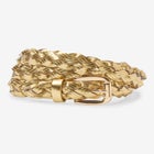 Metallic Braided Belt image number null