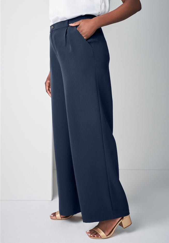 Bi-Stretch Wide Leg Pant image number 3