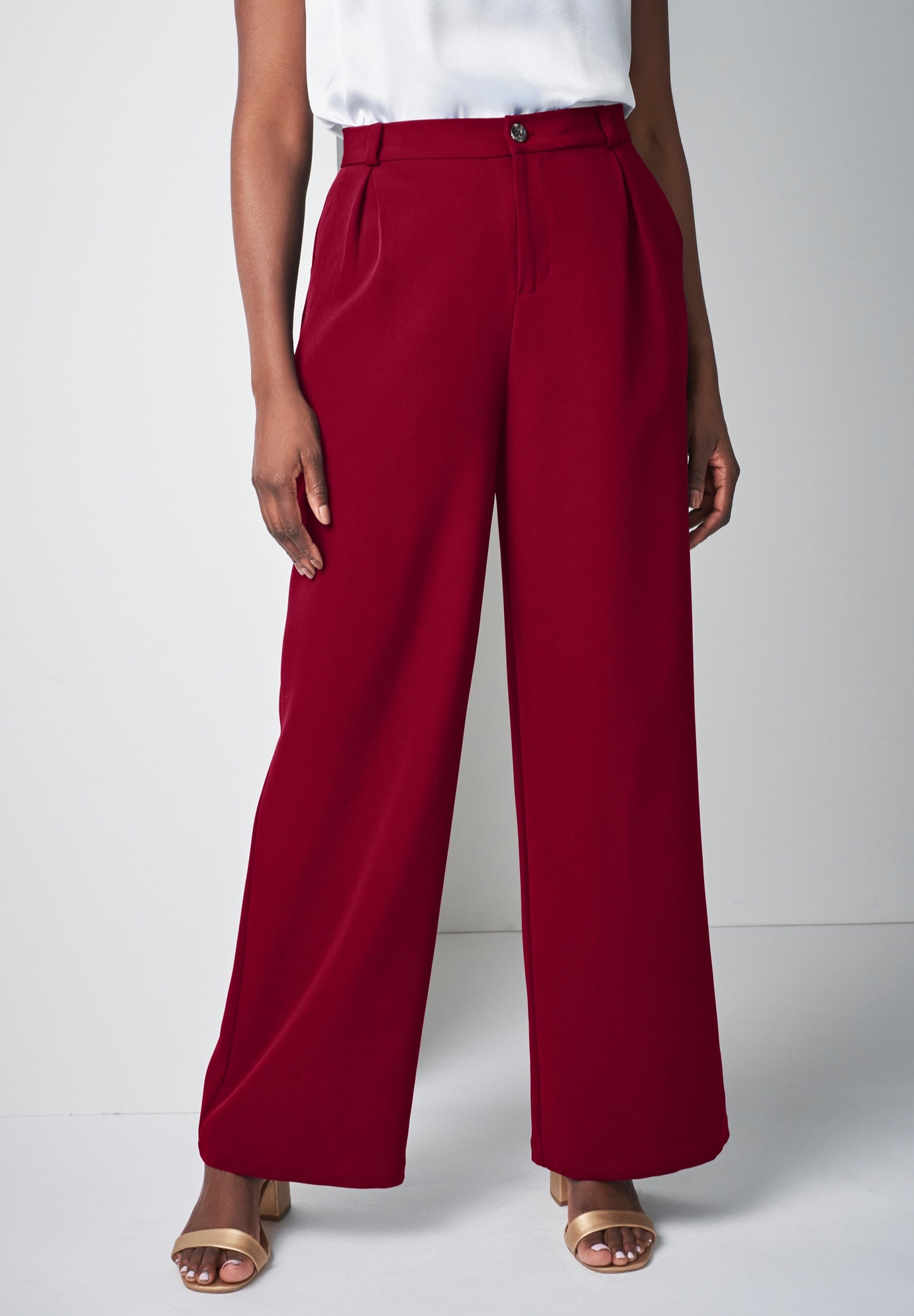 Bi-Stretch Wide Leg Pant image number 0