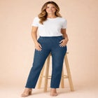 Plus Size Comfort Stretch Straight Leg Jean image number 1