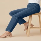 Plus Size Comfort Stretch Straight Leg Jean image number 2