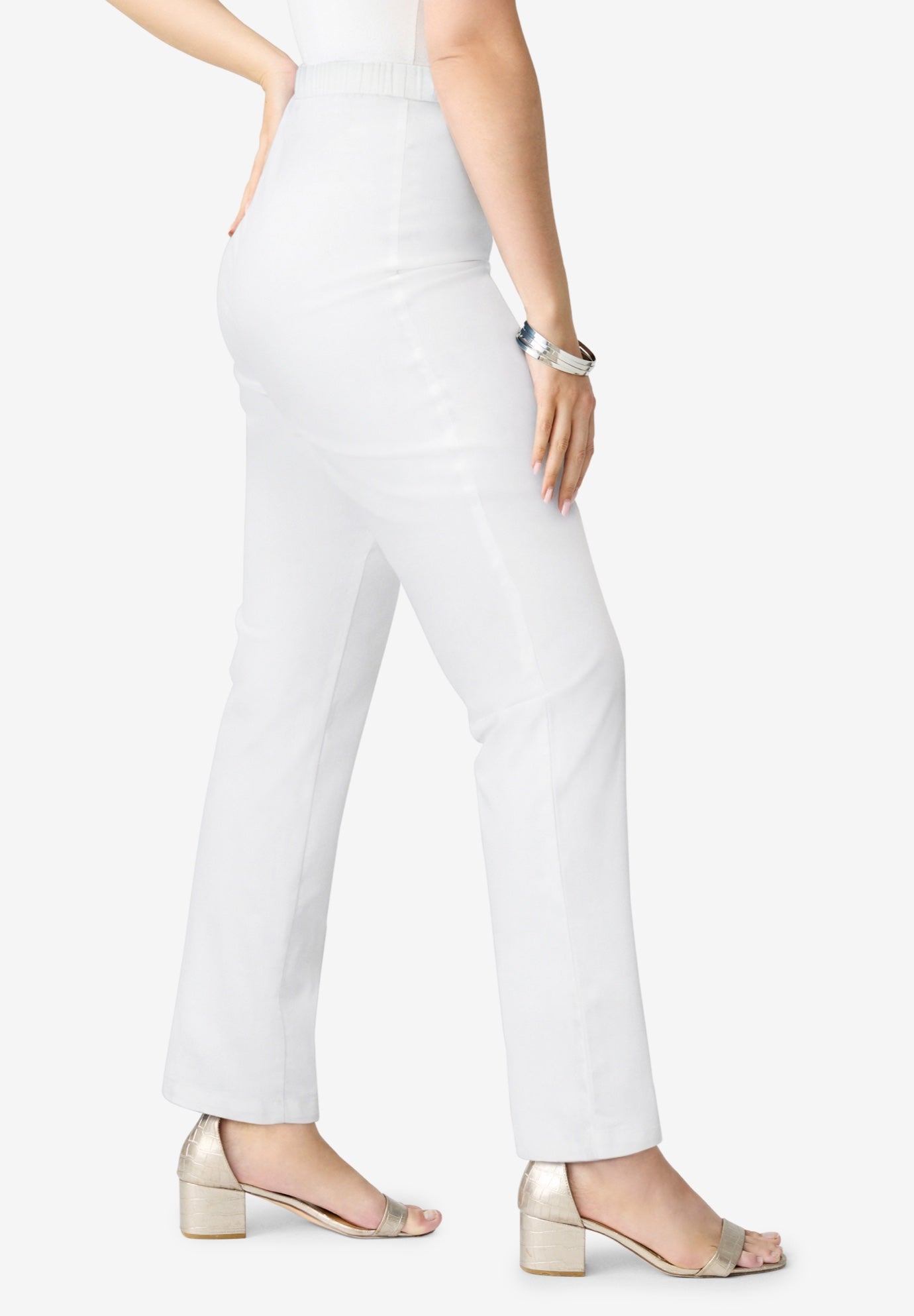 Plus Size Comfort Stretch Straight Leg Jean image number 2