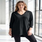 French Terry Tunic Hoodie image number 0