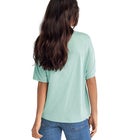 Satin-Front Tee image number null