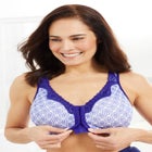 Catherines Front-Close Cotton Comfort Bra image number null