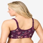 Catherines Front-Close Cotton Comfort Bra image number null