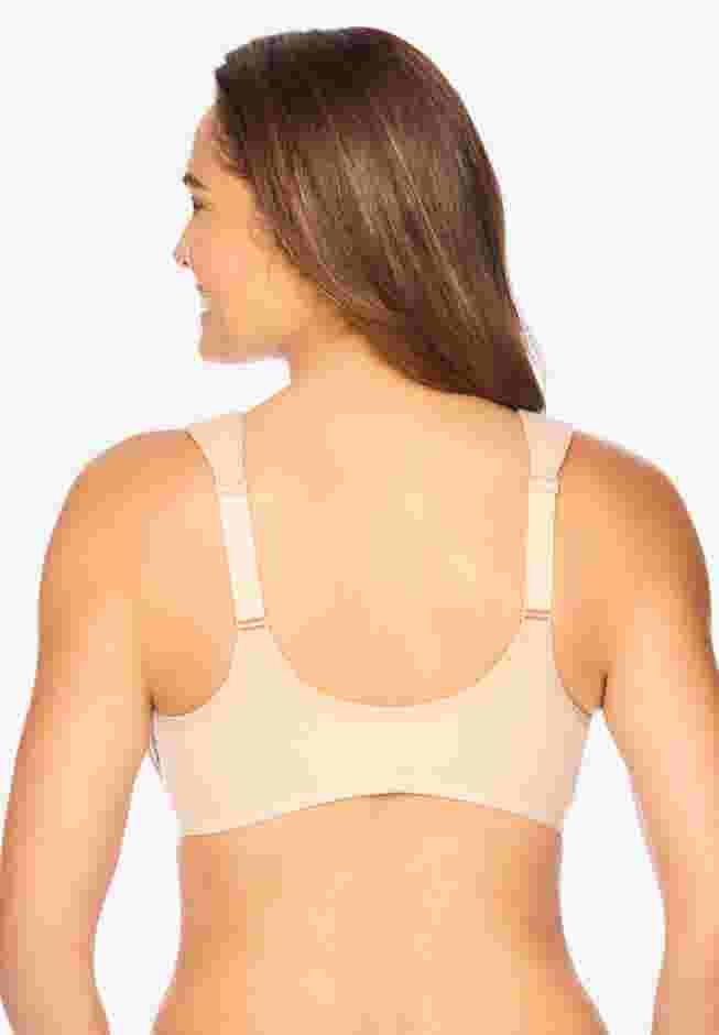 Glamorise® Wonderwire® Front-Close Cotton Underwire Bra 1241 image number 1