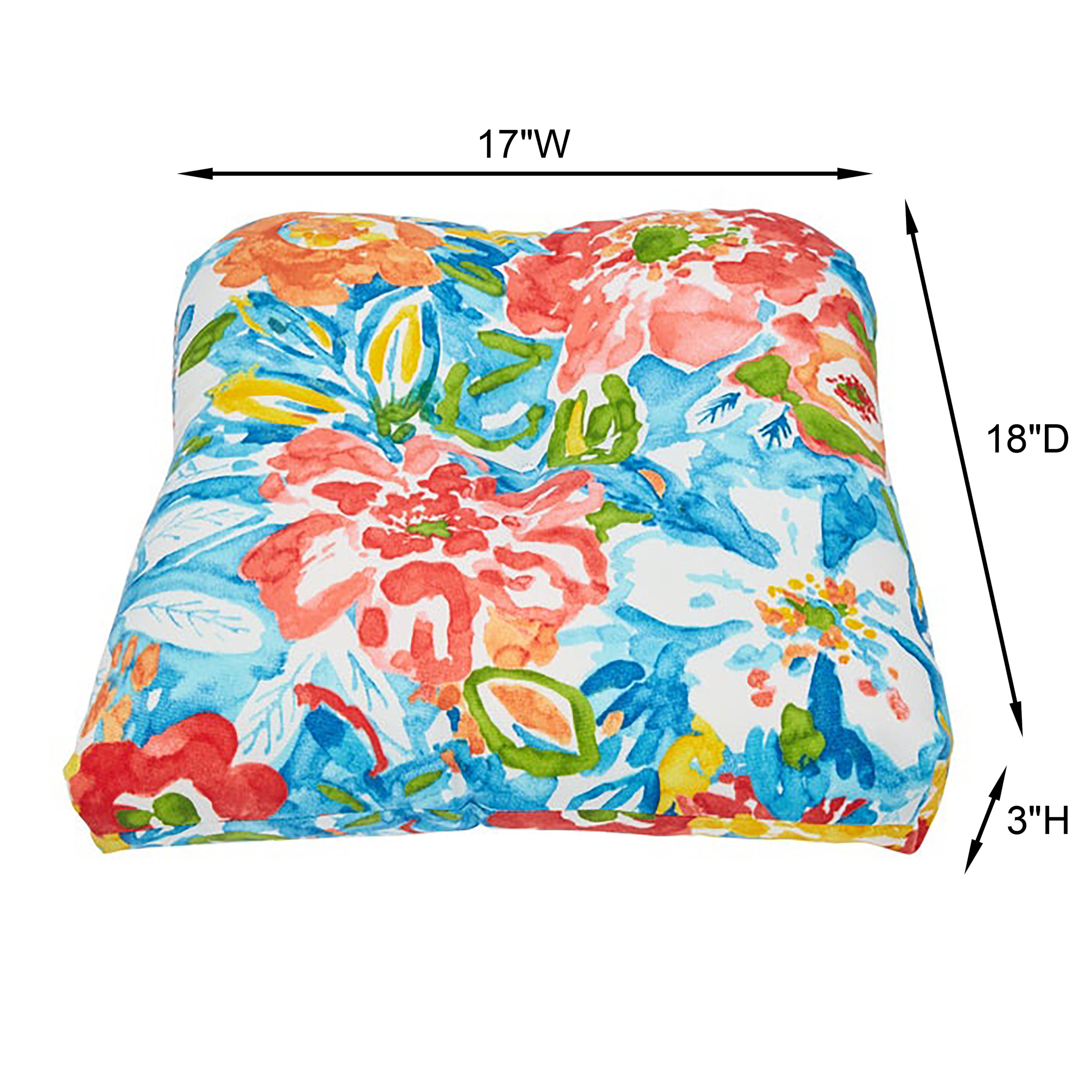 BH Outdoor Performance Tufted Wicker Chair Cushion image number 7