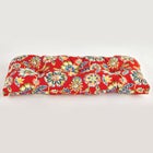 BH Performance Fabric Tufted Wicker Settee Cushion image number 0
