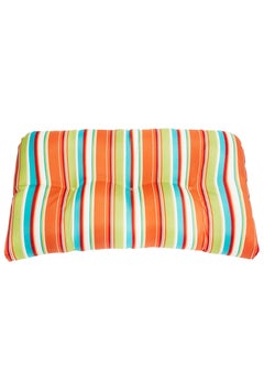 BH Performance Fabric Tufted Wicker Settee Cushion