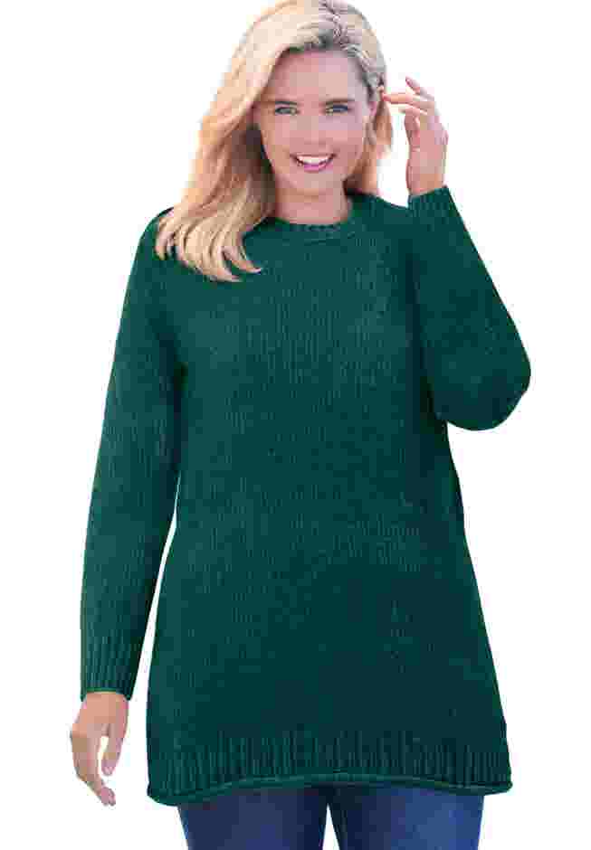 Crewneck Chenille Sweater image number 0
