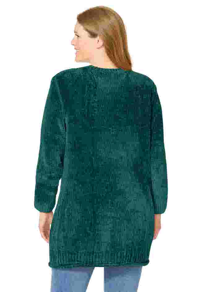 Crewneck Chenille Sweater image number 1