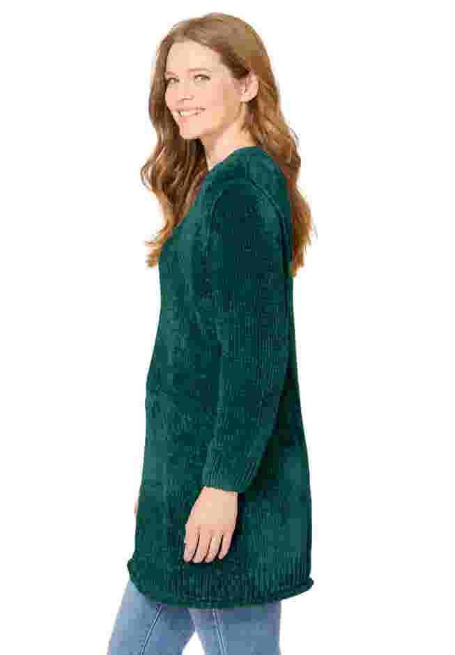 Crewneck Chenille Sweater image number 2