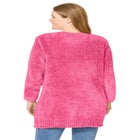 Crewneck Chenille Sweater image number null