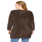 Crewneck Chenille Sweater image number null