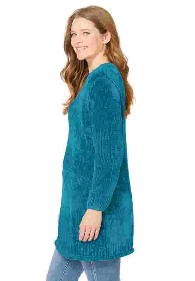 Crewneck Chenille Sweater image number 2