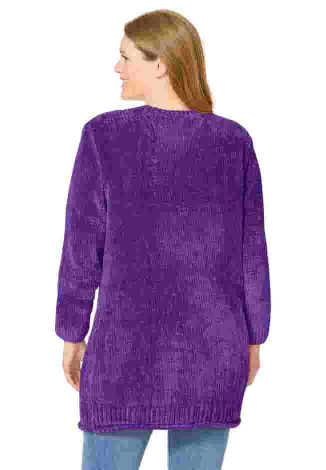 Crewneck Chenille Sweater image number 1